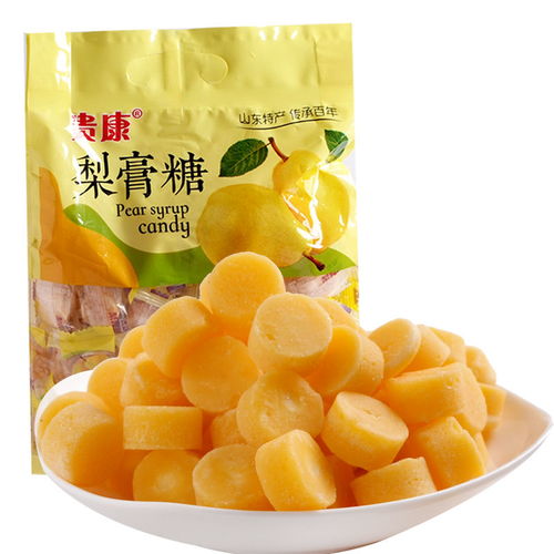 梨膏糖正宗秋梨膏糖清凉润喉糖薄荷味含片糖果食品100g 2500g